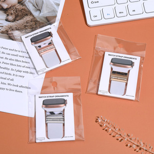 5 pièces ensemble pour <span class=keywords><strong>Apple</strong></span> <span class=keywords><strong>Watch</strong></span> 40mm 44mm 41mm 45mm 49mm <span class=keywords><strong>Bracelet</strong></span> <span class=keywords><strong>Bracelet</strong></span> breloques en métal imprimé léopard <span class=keywords><strong>Bracelet</strong></span> de montre en Silicone anneau décoratif - Product Image 6