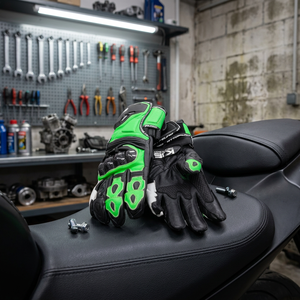 Summer Full Finger Motocross <b>Gloves</b> Windproof Waterproof Leather <b>Touch</b> Screen Breathable Motorbike Riding - Product Image 3