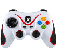 Control de Juego Inalámbrico con Doble Motor de Vibración V8 para Switch, PC, Android, PS3, PS4