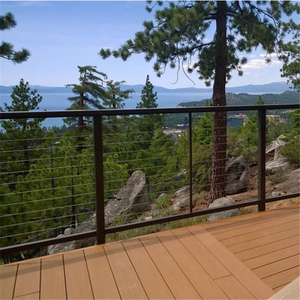 Nhà Máy Ban Đầu Cáp Lan Can Lan Can Gắn Chân Đế Thiết Kế Hàng Đầu Lan Can Loại Mới Sắt Hàng Rào Và Cổng - Product Image 2