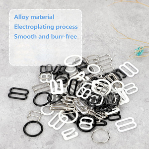 Giá bán buôn hợp kim kim loại vòng trượt Áo ngực móc và thanh trượt 0 8 9 hình dạng đồ lót khóa garter vành đai <span class=keywords><strong>Clip</strong></span> Áo ngực dây đeo điều chỉnh - Product Image 3