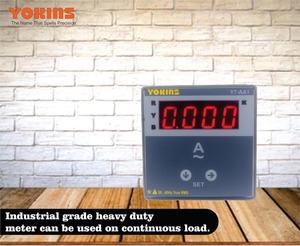 แอมมิเตอร์ดิจิตอล Yokins Y7-AA1 True RMS 5A/1A AC เลือกได้ระหว่างโหมด CT และโหมด Direct 10A ขนาดหน้าปัด 72x72 มม. รับประกัน 1 ปี - Product Image 5
