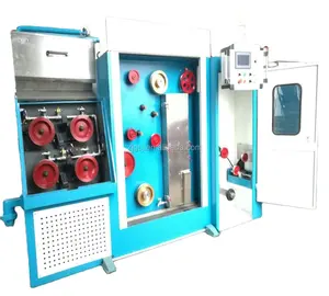 Copper Dual wire drawing making machine with annealer