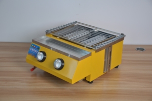 Yellow Stainless Steel Gas <b>BBQ</b> <b>Grill</b> With Dual Burners For Outdoor Meat Roasting And Barbecue Cooking - Product Image 6