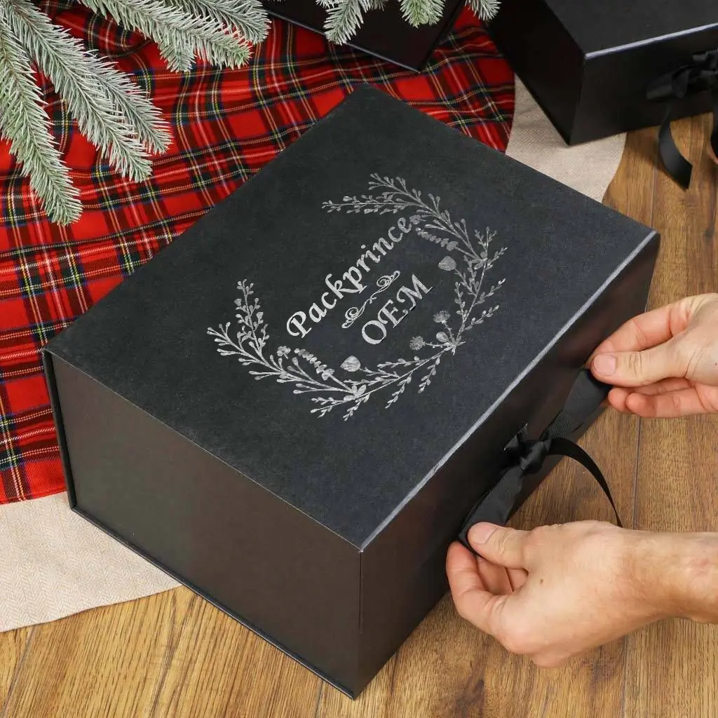 Eco friendly Luxury Printed Custom Design Paper Cardboard Magnetic Rigid Packaging Boxes Folding Gift Box