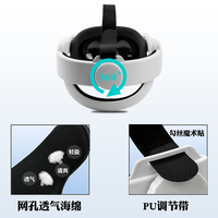 Tali kepala baru untuk Meta Quest 3 Kacamata Headset nyaman ikat kepala mengurangi tekanan kepala tali kepala yang dapat disesuaikan
