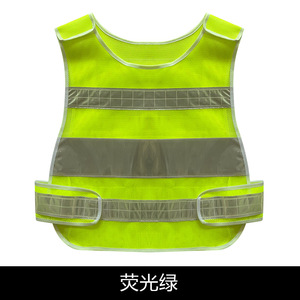 سترة أمان عالية الوضوح مخصصة لشعارك من 5 جيوب مع شرائط عاكسة سترة عمل خارجية - Product Image 5