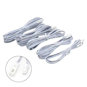 DuPont Extension Cable For Led Cabinet Lights Male Female Terminal Wire 20cm 30cm 50cm 1m 2m Lengths <b>White</b> Color - Product Image 1