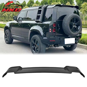 Convient pour Land Rover Defender 90 110 130 L663 2020-2026 Aileron de toit style V en fibre de carbone peint - Product Image 1
