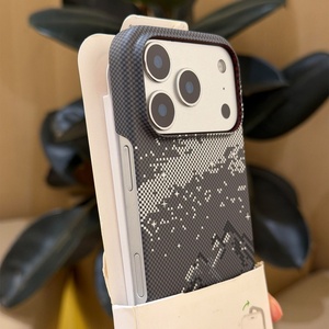 Luxury Carbon Fiber Texture Magnetic <b>Phone</b> Case for iPhone 17 14 15 16 Pro Max 17 Air Ultra Thin Hard PC Shockproof Back Cover - Product Image 5