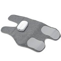 Masseur à compression d'air pour les pieds et les jambes, rechargeable par USB, avec contrôle de la minuterie et intensité réglable pour soulager les muscles