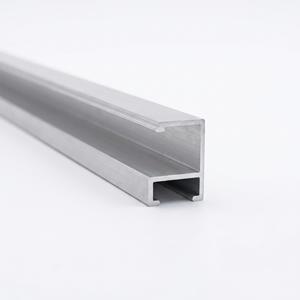 Expertly Machined Robust 6000 Series Aluminum F Shaped Profile For Office <b>Desk</b> Peripherals Mirror Frame <b>Wall</b> Skirt Door Trim - Product Image 1