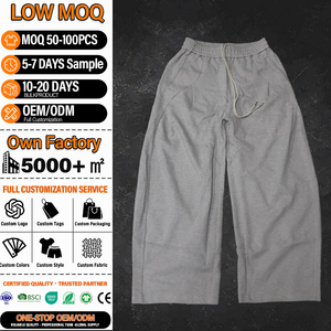 Pantalones Deportivos Personalizados de Felpa Francesa con Cordón, Pantalones Casuales para Hombre - Product Image 1