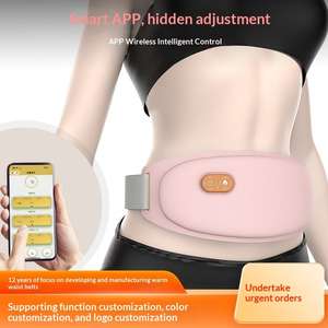 Ceinture de soulagement <span class=keywords><strong>menstruel</strong></span> intelligente - Coussin chauffant contrôlé par application pour les douleurs menstruelles, 5 modes de massage. Cadeau technologique parfait pour elle, soulagement rapide - Product Image 2