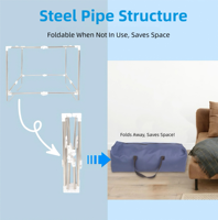 Cage pliable pour chien à parois souples en tissu Oxford, chenil pliable pour chiens de taille moyenne, utilisation intérieure et extérieure, sac de transport portable