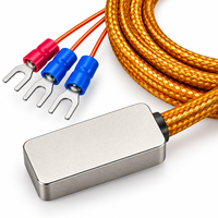 Sonde de température magnétique à montage en surface Pt100, tête de détection de température à adsorption par contact frontal, indice de protection IP65, résolution 0,5°C