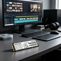 SSD M.2 NGFF Kecepatan Tinggi 128GB 256GB 512GB 1TB 2TB Kompatibel dengan Laptop dan Desktop, Transfer Kecepatan Tinggi