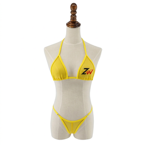 Micro Bikini Push Up Maillots de Bain Femme 2026 Sexy Maillots de Bain Féminins Enfants Mignons Motif Étoile Bikini Fendu Filles Maillot de Bain Vente en Gros - Product Image 1