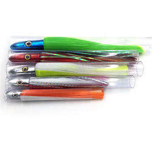 Señuelo de Metal para pesca en aguas profundas, anzuelo de arrastre sin montar, de 6,5 pulgadas, 7 pulgadas, 9 pulgadas, 10 pulgadas, 11,5 pulgadas, pulpo sin montar - Product Image 2