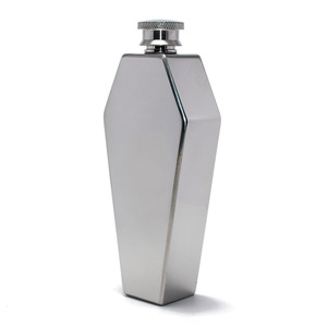 3.5oz rượu flagon hình lục giác Hip Flask người đàn ông mát mẻ uống Quà Tặng Christ Nhà thờ thép không gỉ mới lạ Quan Tài hình dạng Rượu Flask - Product Image 6