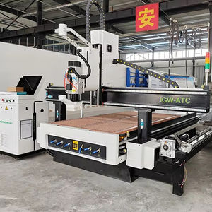 Routeur CNC 4 axes 1325 4x8 avec servomoteur et pilotes avec changement d'outil automatique - Product Image 1