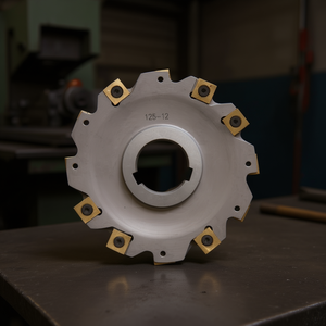 Slotting And Cutting Cutter Insert Milling Tool 125-12 With Carbide Tips For Metal <b>Machining</b> - Product Image 3