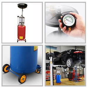 مستخرج زيت هوائي عالي الجودة بسعة 80 لترًا، مجمع زيت محمول قابل للإزالة بأنبوب قابل للتعديل لتصريف الزيوت المستعملة بالشفط - Product Image 4