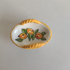 Accessoires de salle de bain décoration de maison moderne mini <span class=keywords><strong>porte</strong></span>-<span class=keywords><strong>savon</strong></span> <span class=keywords><strong>citron</strong></span> en céramique mignon pour hôtel - Product Image 6