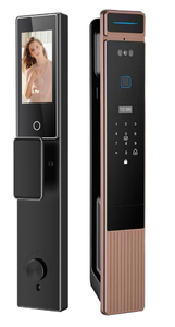 Thông Minh Không Thấm Nước Điện Tử Khóa Chốt Cửa Cho Phía Trước Cửa Keyless Nhập Dấu Vân Tay Mật Mã Wifi Tuya Ứng Dụng Điều Khiển Alexa Đen - Product Image 5