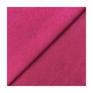 Tissu italien en coton extensible recaro polyester mélangé tissus en jersey simple pour robes vente en gros