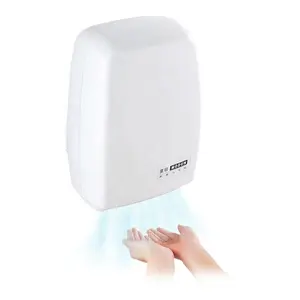 Modun Wall Quiet Plastic Hand Dryer Automatic Electric Handdryer