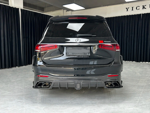 ชุดแต่งคาร์บอนไฟเบอร์สไตล์ M สำหรับ Mercedes GLS X167 GLS63 ปี 2020-2024 อัพเกรดชุดแต่งรอบคัน ประกอบด้วยลิ้นหน้า ดิฟฟิวเซอร์หลัง กระจังหน้า ซุ้มล้อ และสปอยเลอร์ - Product Image 6