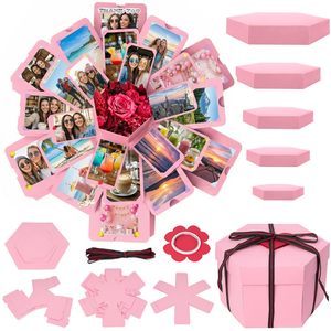Caja de Regalo Moderna y Lujosa con Diseño de <span class=keywords><strong>Granada</strong></span> Explosiva, Fabricada con Papel Recubierto de Materiales Reciclados Ecológicos, Cierre Magnético y Asa - Product Image 3