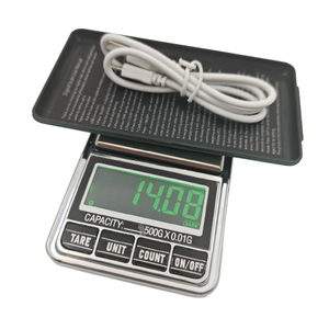 고정밀 500g 0.01g DS-29 미니 골드 디지털 밸런스 포켓 녹색 백라이트 무게 보석 - Product Image 3