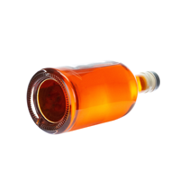 Botellas de Vidrio con Logotipo Personalizado en Relieve, Botellas Vacías para Alcohol, Envases de Lujo para Licores, para Promoción de Marca