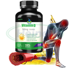 Ausreson Calcium 500 <strong>Vitamin</strong> D3 K2 Collagen Plus 1000 Strength <strong>Vitamin</strong> D3 and K2 Supplement <strong>50000</strong> Iu Organic Vitamine <strong>d</strong> Capsules - Product Image 1