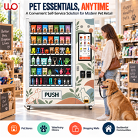 Distributeur Automatique Intelligent pour Animaux de Compagnie en Acier Inoxydable avec Écran Tactile, Capacité 200-300, Surveillance à Distance pour Nourriture, Jouets et Accessoires pour Animaux