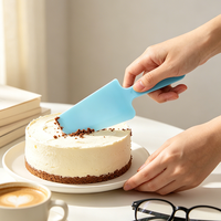 Maßgefertigte Bunte Einweg-Kuchenschaufel Dessertschneider Lebensmittelechter PP-Kunststoff Kuchenspachtel für Bäckerei Geburtstagsfeier Geschenkverpackung