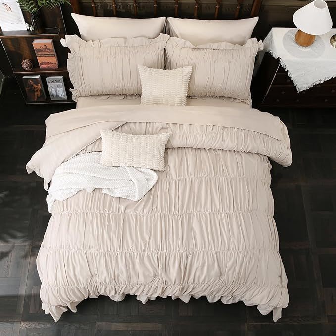 Beige Ruched