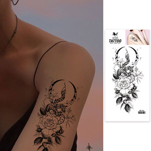 CMJN Impression Corps Art Tatouages Temporaires Étanche <span class=keywords><strong>Tatouage</strong></span> Autocollants Transfert D'eau <span class=keywords><strong>Tatouage</strong></span> Patten tigre Éléphant Dragon - Product Image 4
