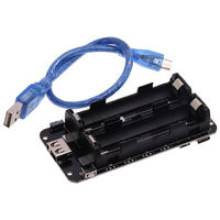 Dual 18650 Lithium Battery Shield V3/V8 Power Bank Module de charge 1 voie 5V/3A 3V/1A Type-C Micro USB pour Raspberry Pi ESP32S