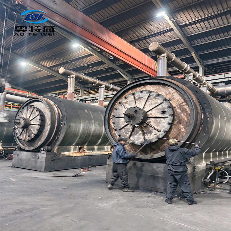 Recycle Reactor Municipal Solid Waste Plastic Pyrolysis Plant Tyre Oil Refinery ...