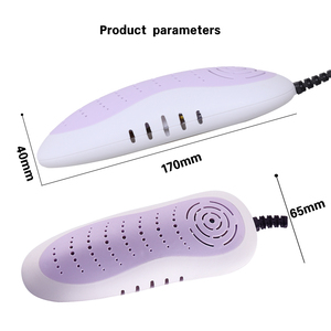 Sèche-chaussures électrique portable avec minuterie 4H 8H 12H, chauffage PTC, chauffe-bottes, désodorisant multifonctionnel pour bottes et gants, violet - Product Image 4