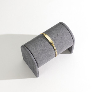 Bracelet en laiton plaqué or 14 carats pour <span class=keywords><strong>bébé</strong></span>, chaîne Figaro, personnalisable avec numéro, nom ou initiales, cadeau d'anniversaire, vente en gros de bijoux tendance CM - Product Image 5