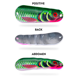 Appâts en plastique réalistes à longue coulée pour la pêche en bateau océanique Cuillère imprimée VIB Spinners en métal Full-Water-Layer Killing Vibrating - Product Image 4