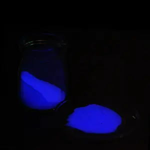 Purple Colorful Glow Powder Best Selling Color Changing Pigment Purple Glow Pigment In The Dark Non-toxic Fluorescent Powder