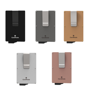 CardHoda Aluminum Anti RFID Blocking Fashion Credit <b>Card</b> Holder Wallet 6 Inch Multi-Function No Closure 50G 9mm <b>Thick</b> - Product Image 5