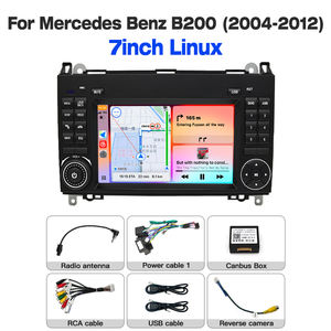 STWEI Factory Outlet Radio mobil 7 inci, pemutar mobil otomatis mendukung WiFi BT GPS Map untuk Benz B200 dengan sistem CD DVD Linux - Product Image 2