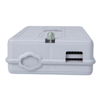 Panel Patch Serat Optik 12/24C ST-F317 Bahan ABS Rak Mount Kapasitas Tinggi 1in 12out Adaptor LC/SC 205x115x44mm 0.28kg