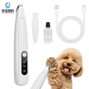 2025 tendance automatique lumière LED <span class=keywords><strong>chien</strong></span> patte <span class=keywords><strong>tondeuse</strong></span> Rechargeable électrique toiletteur pour animaux de compagnie pour chiens chats Portable en acier inoxydable - Product Image 1